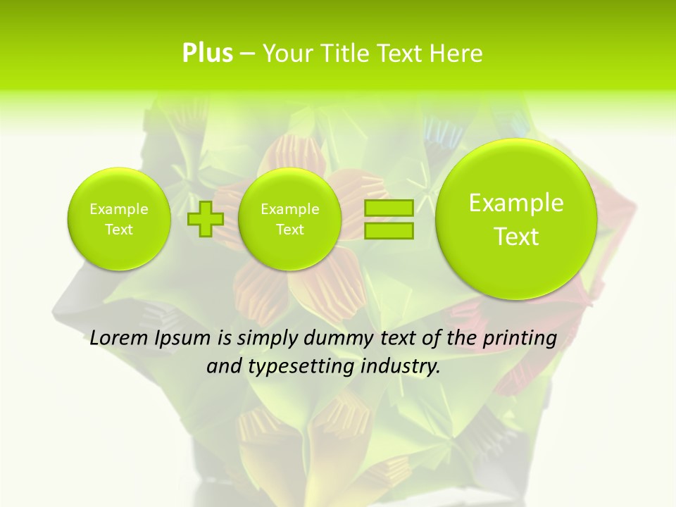 Various Rose Contemporary PowerPoint Template
