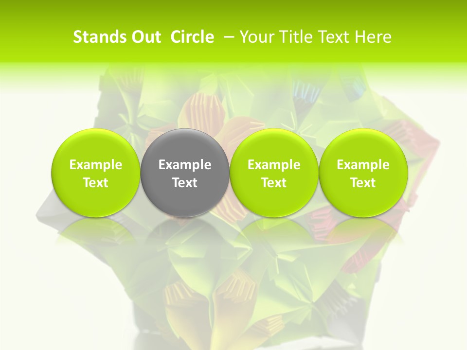 Various Rose Contemporary PowerPoint Template