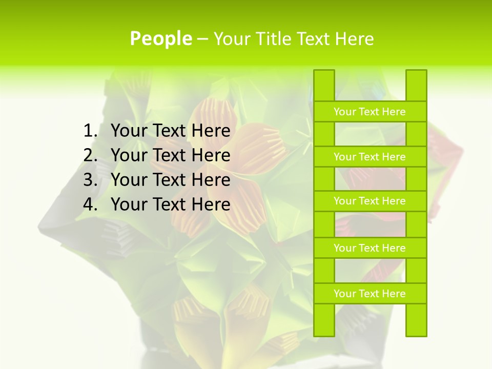 Various Rose Contemporary PowerPoint Template