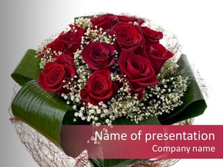 Birthday Romantic Symbol PowerPoint Template