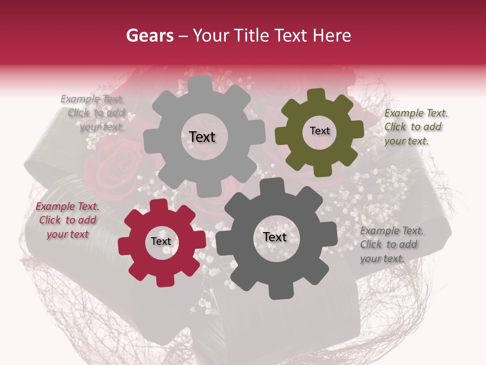 Birthday Romantic Symbol PowerPoint Template