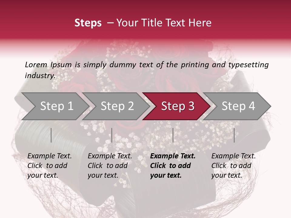 Birthday Romantic Symbol PowerPoint Template