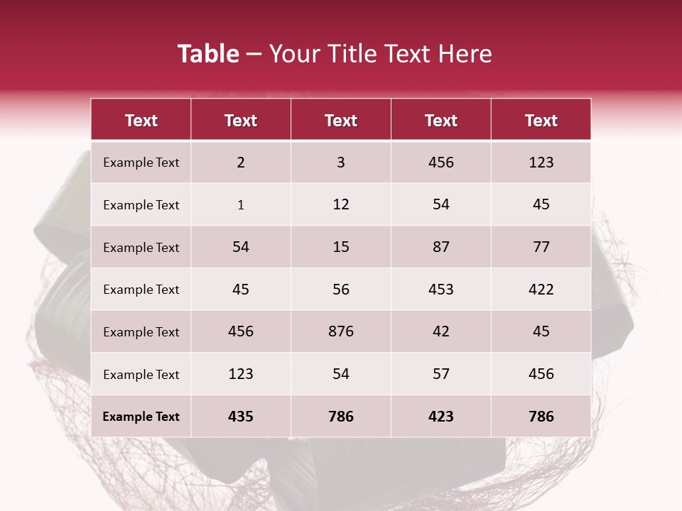 Birthday Romantic Symbol PowerPoint Template