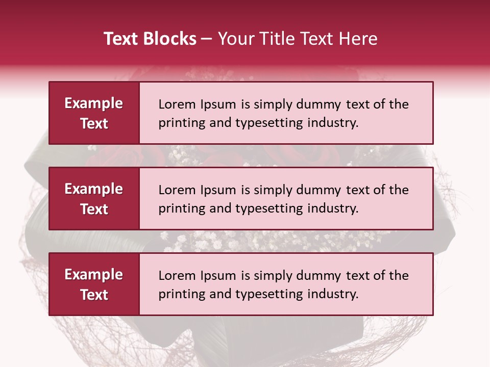 Birthday Romantic Symbol PowerPoint Template