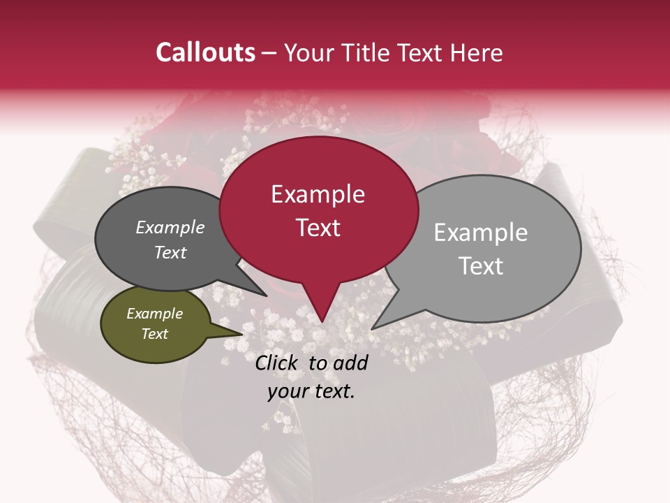 Birthday Romantic Symbol PowerPoint Template