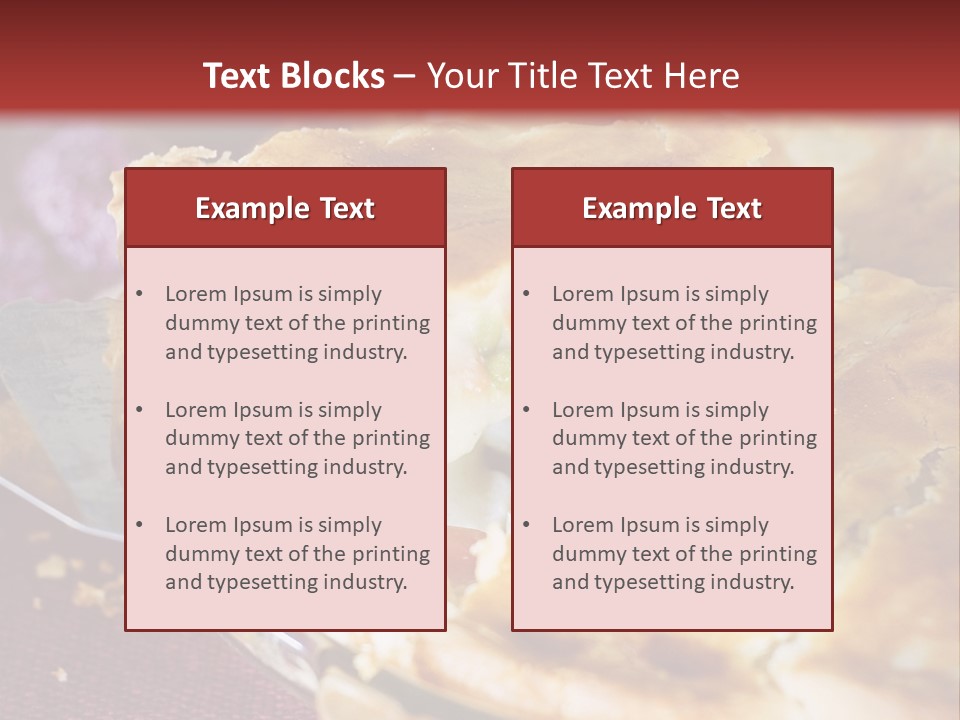Serve Gravy Home PowerPoint Template