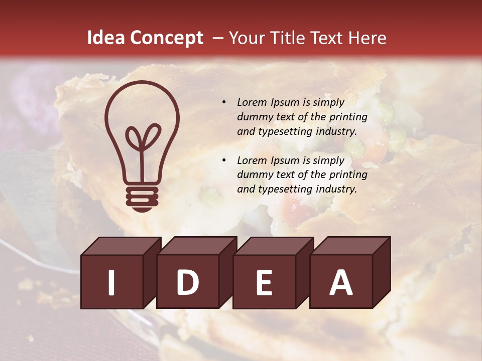 Serve Gravy Home PowerPoint Template