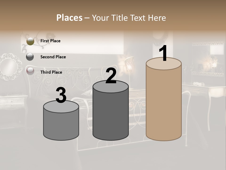 Magazine Wallpaper Decoration PowerPoint Template