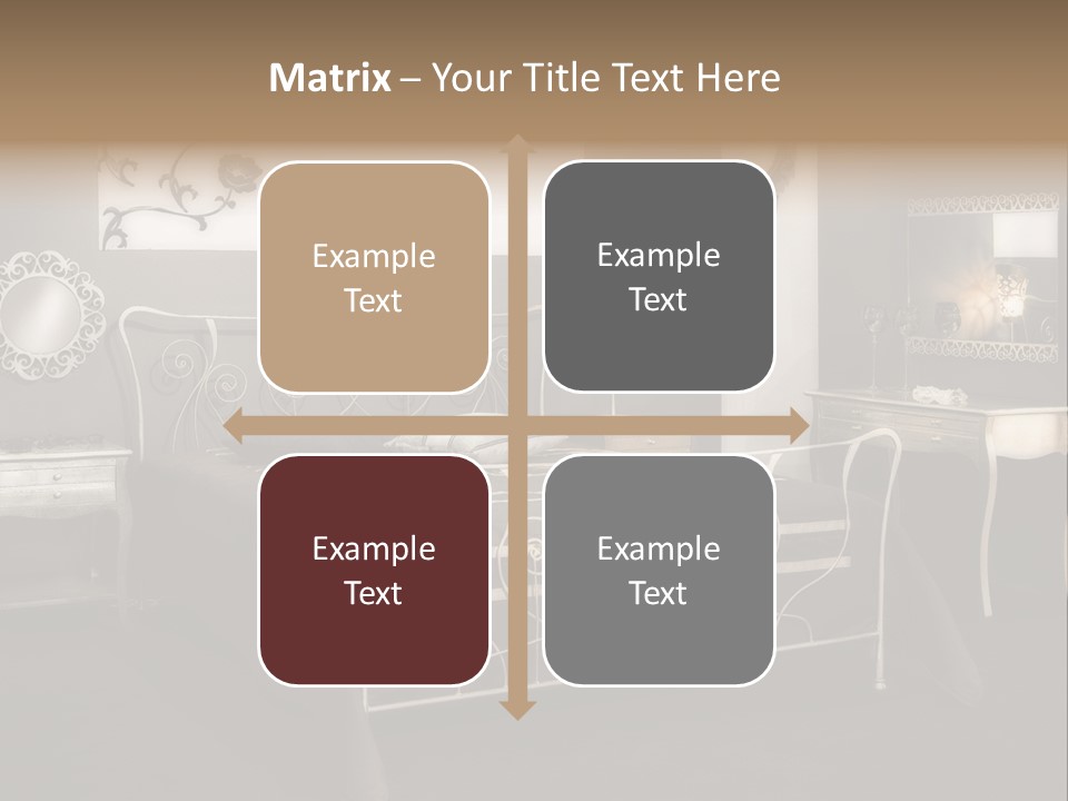 Magazine Wallpaper Decoration PowerPoint Template