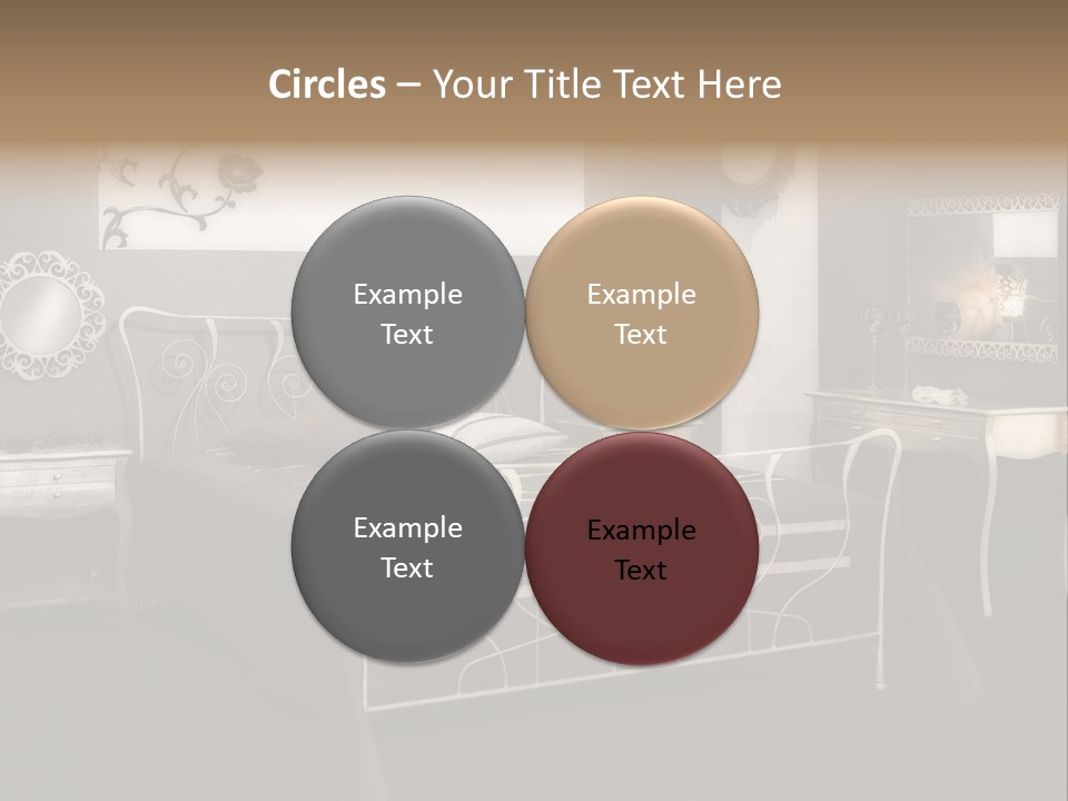 Magazine Wallpaper Decoration PowerPoint Template