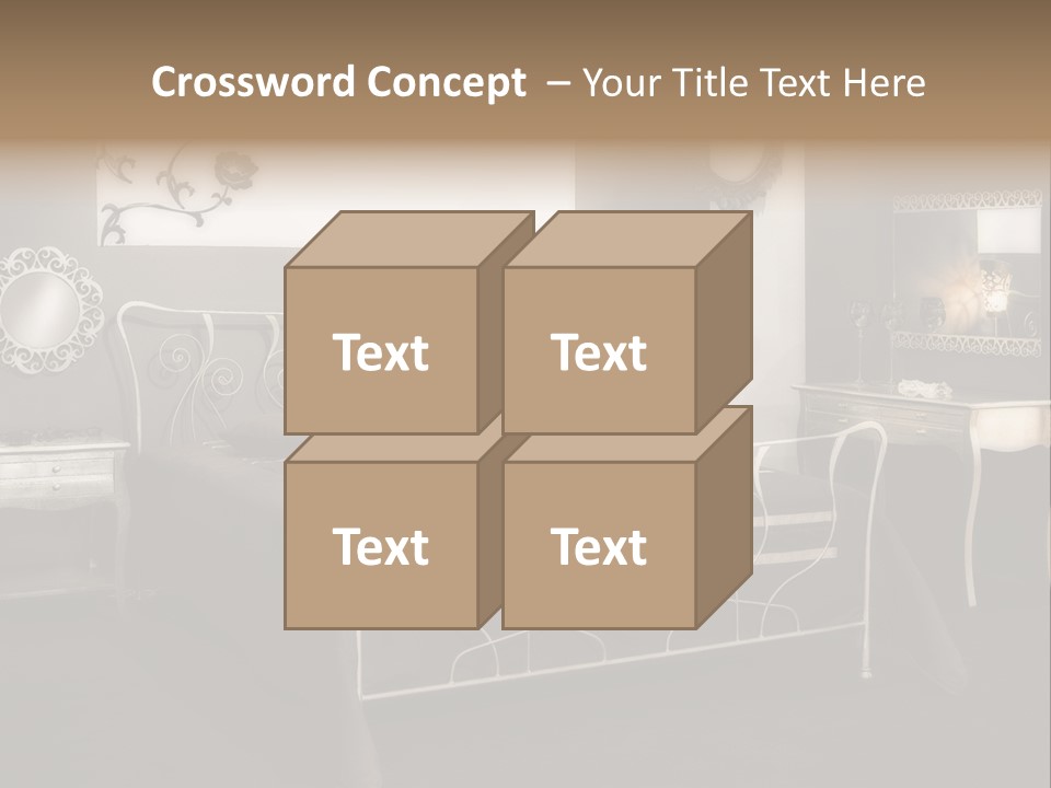 Magazine Wallpaper Decoration PowerPoint Template
