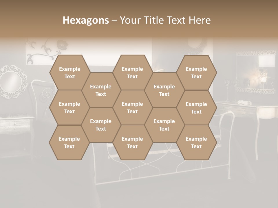 Magazine Wallpaper Decoration PowerPoint Template