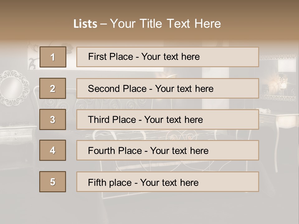 Magazine Wallpaper Decoration PowerPoint Template