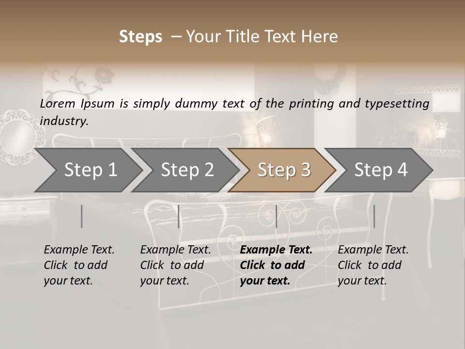Magazine Wallpaper Decoration PowerPoint Template