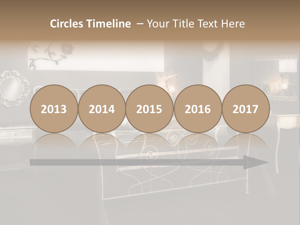 Magazine Wallpaper Decoration PowerPoint Template