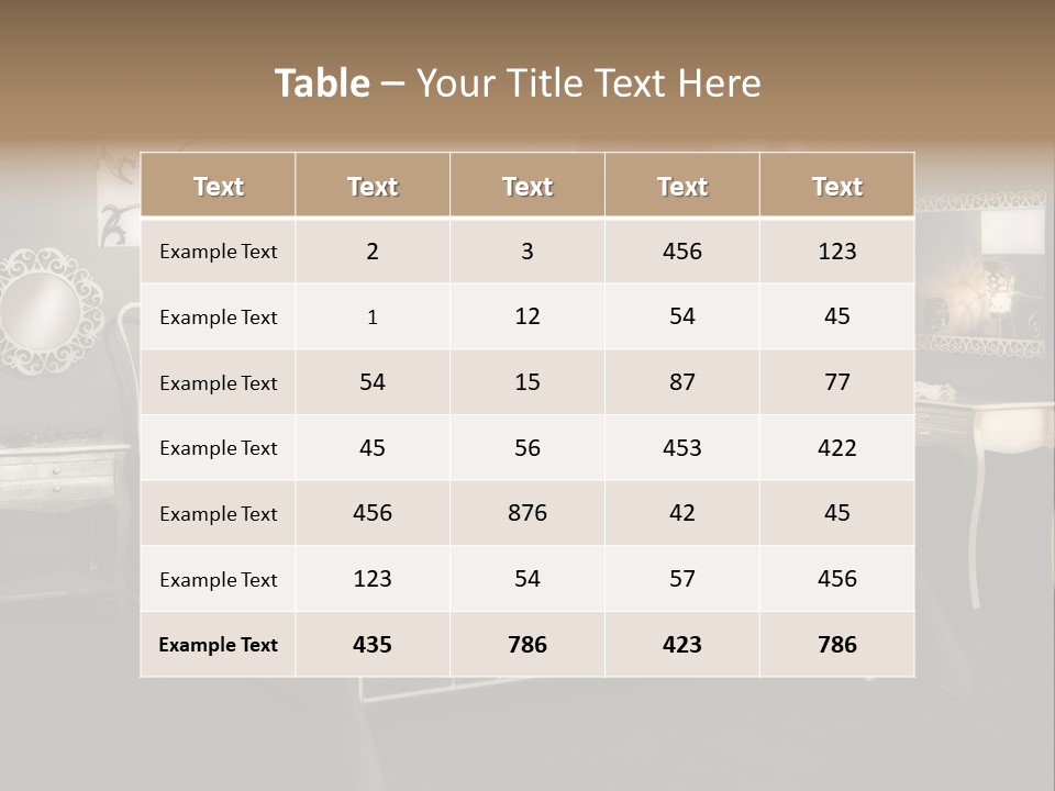 Magazine Wallpaper Decoration PowerPoint Template