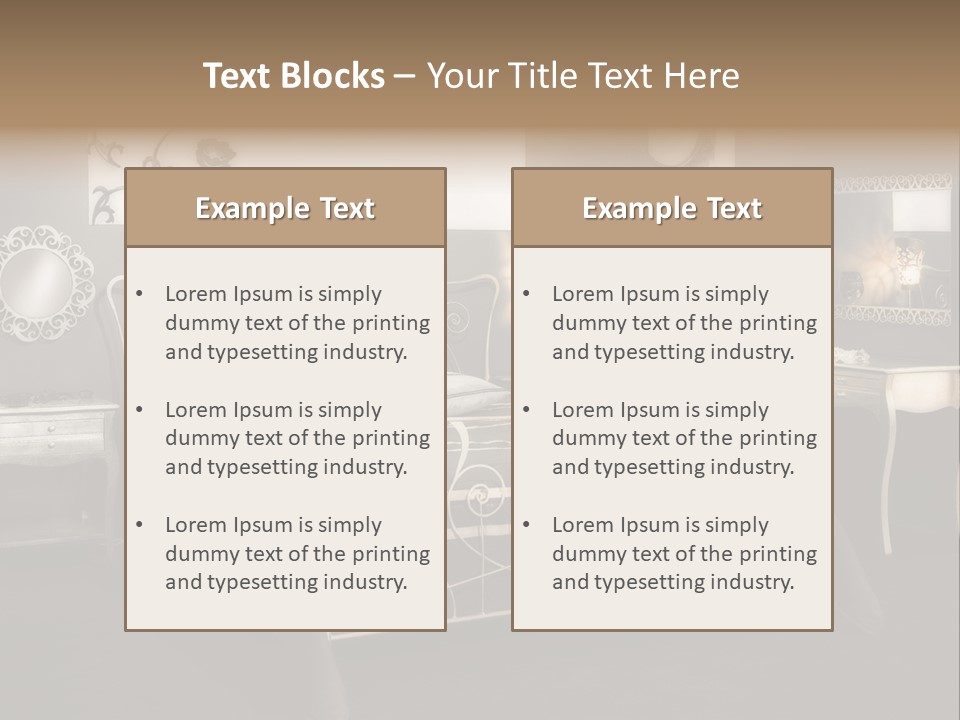 Magazine Wallpaper Decoration PowerPoint Template