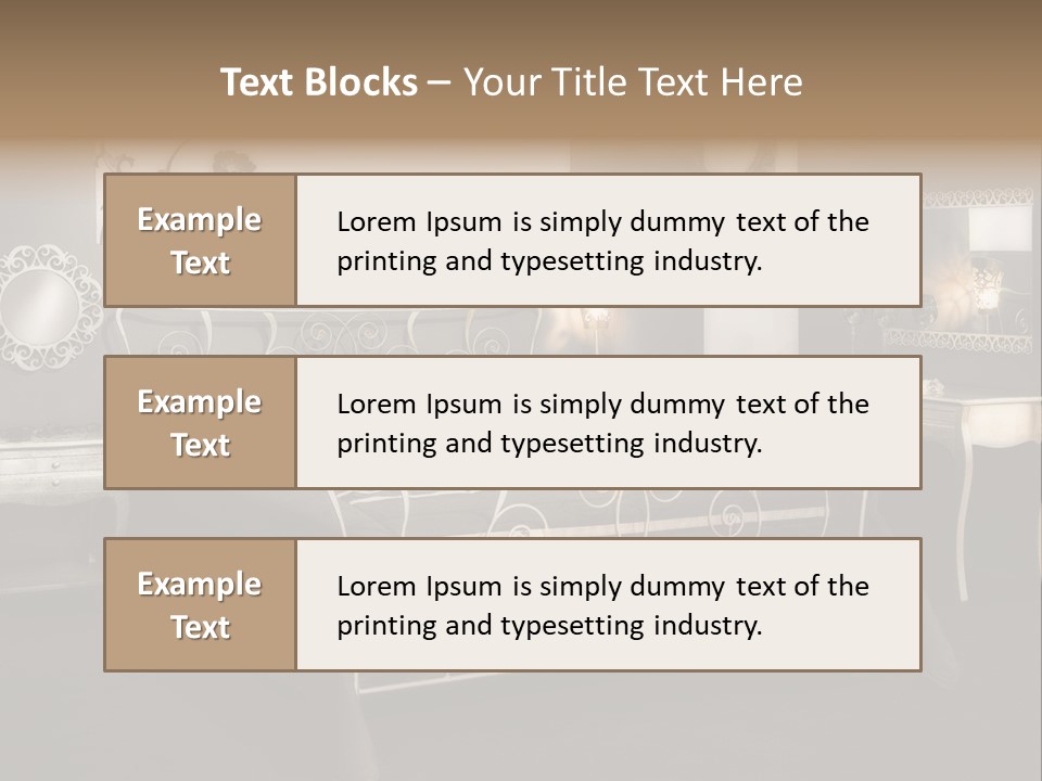 Magazine Wallpaper Decoration PowerPoint Template