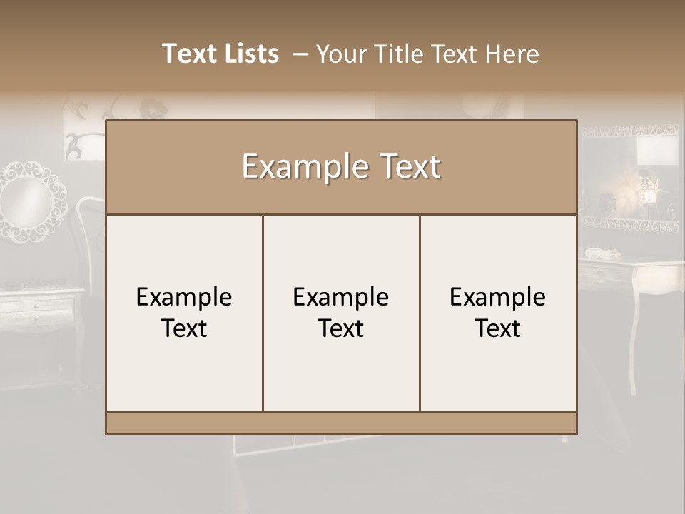 Magazine Wallpaper Decoration PowerPoint Template