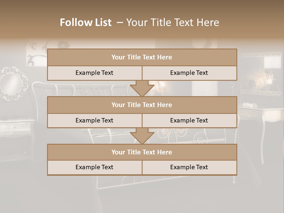 Magazine Wallpaper Decoration PowerPoint Template