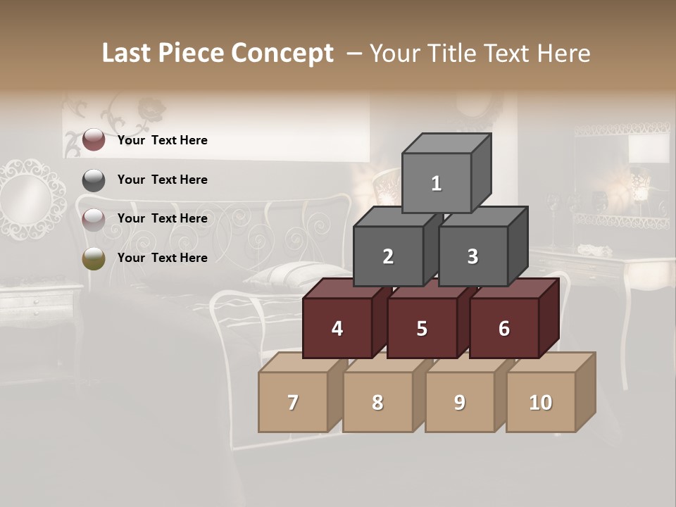 Magazine Wallpaper Decoration PowerPoint Template