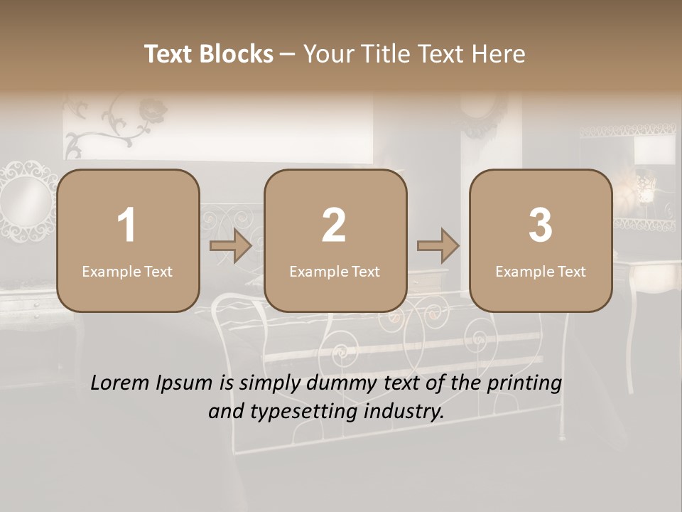 Magazine Wallpaper Decoration PowerPoint Template