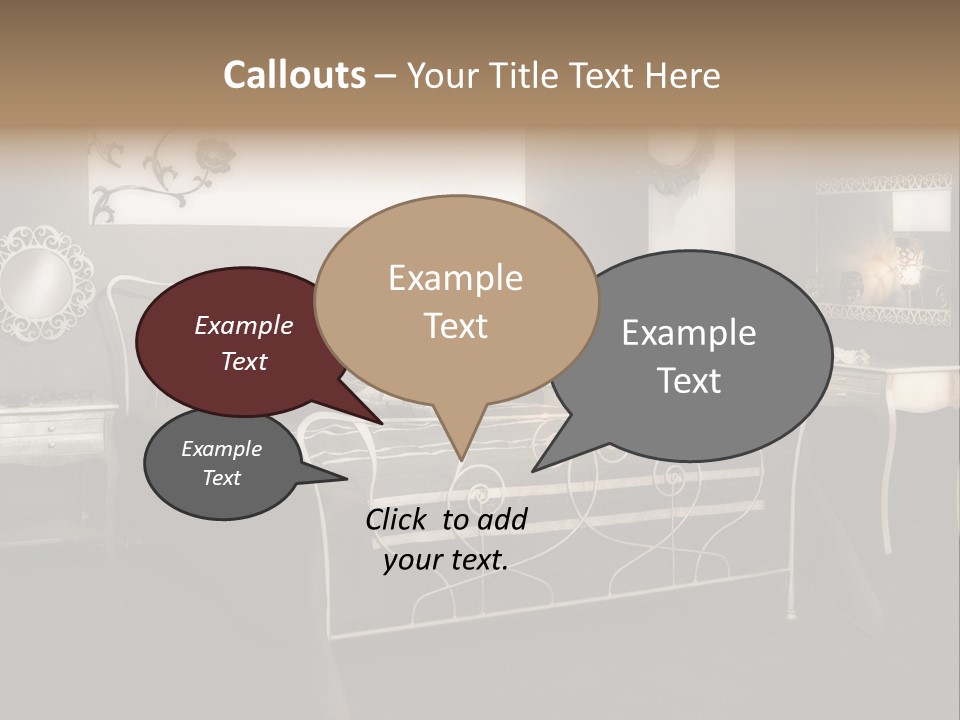 Magazine Wallpaper Decoration PowerPoint Template