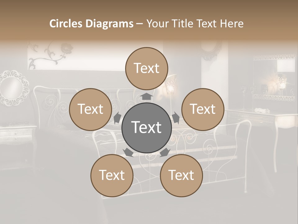 Magazine Wallpaper Decoration PowerPoint Template