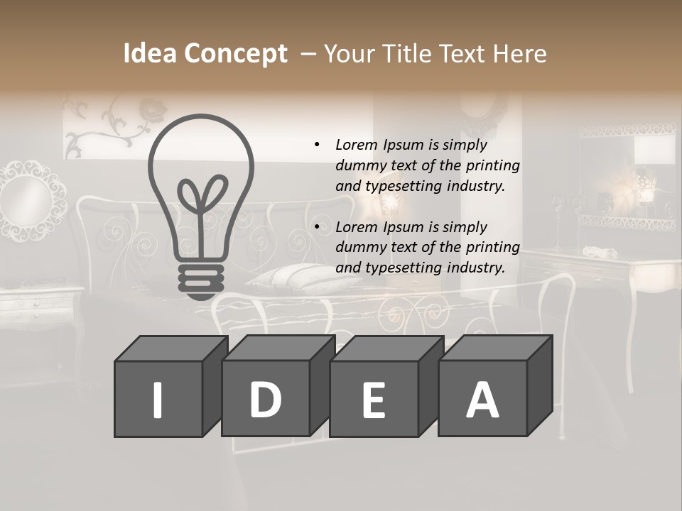 Magazine Wallpaper Decoration PowerPoint Template