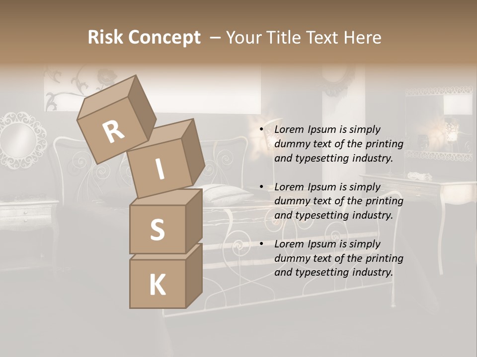 Magazine Wallpaper Decoration PowerPoint Template