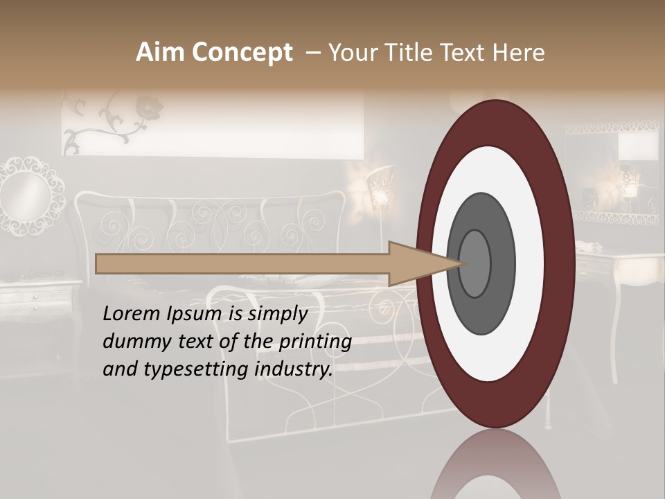 Magazine Wallpaper Decoration PowerPoint Template