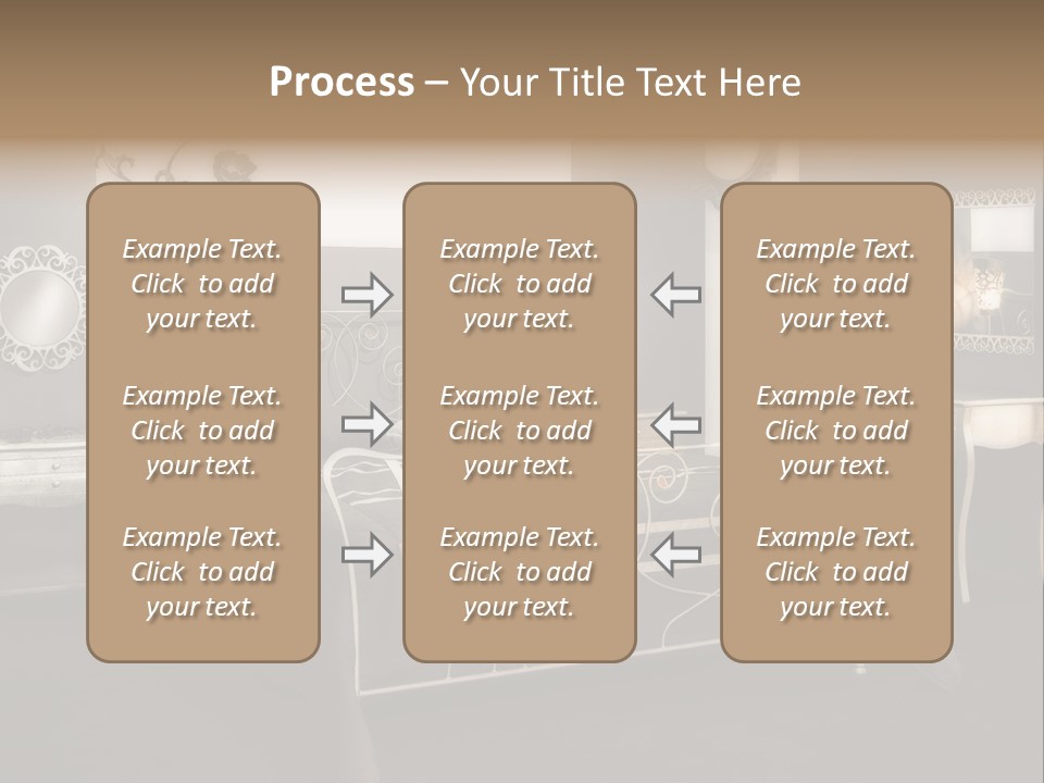 Magazine Wallpaper Decoration PowerPoint Template