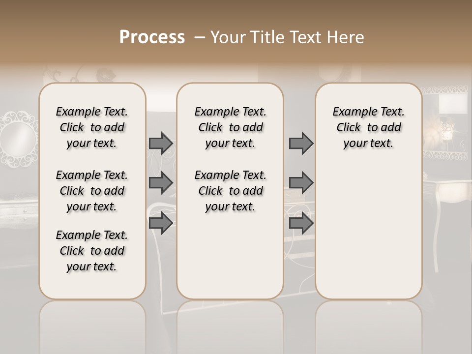 Magazine Wallpaper Decoration PowerPoint Template