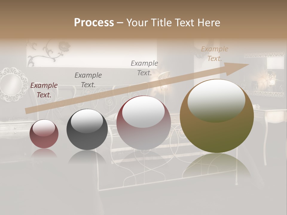 Magazine Wallpaper Decoration PowerPoint Template