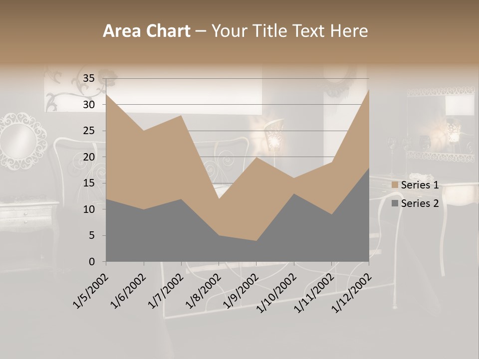 Magazine Wallpaper Decoration PowerPoint Template