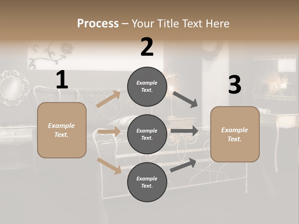 Magazine Wallpaper Decoration PowerPoint Template