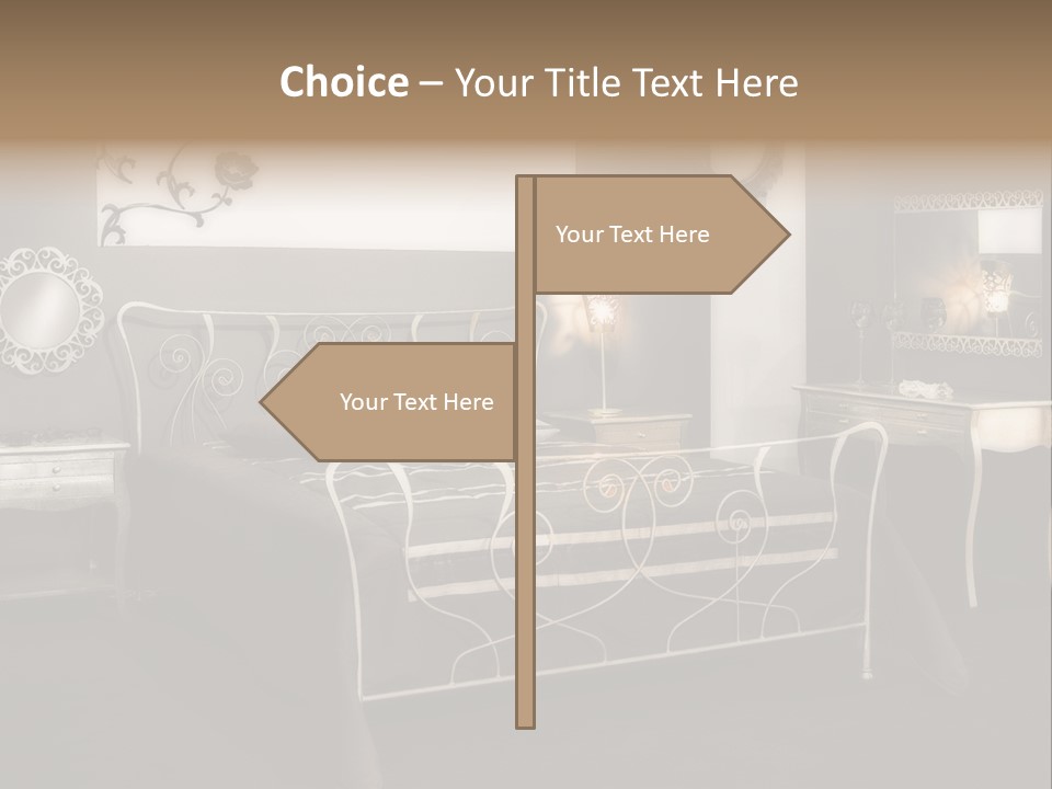 Magazine Wallpaper Decoration PowerPoint Template