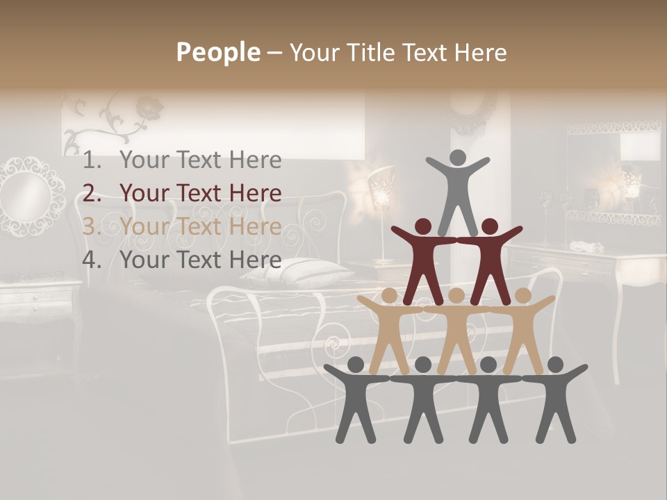 Magazine Wallpaper Decoration PowerPoint Template