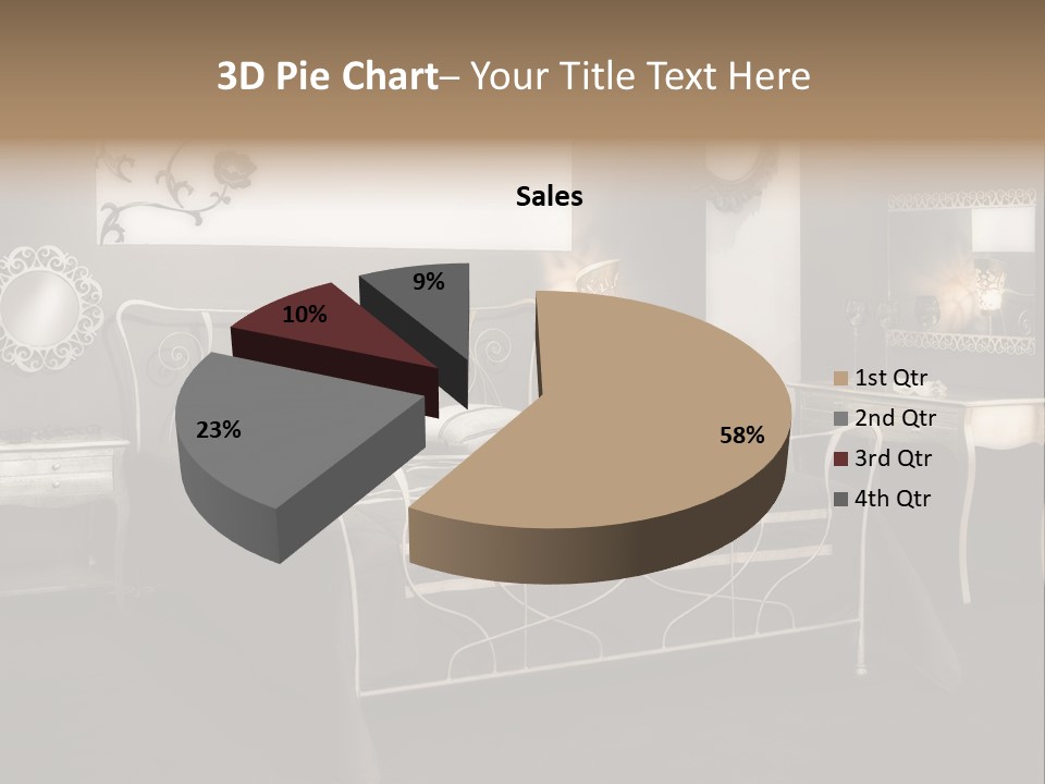 Magazine Wallpaper Decoration PowerPoint Template