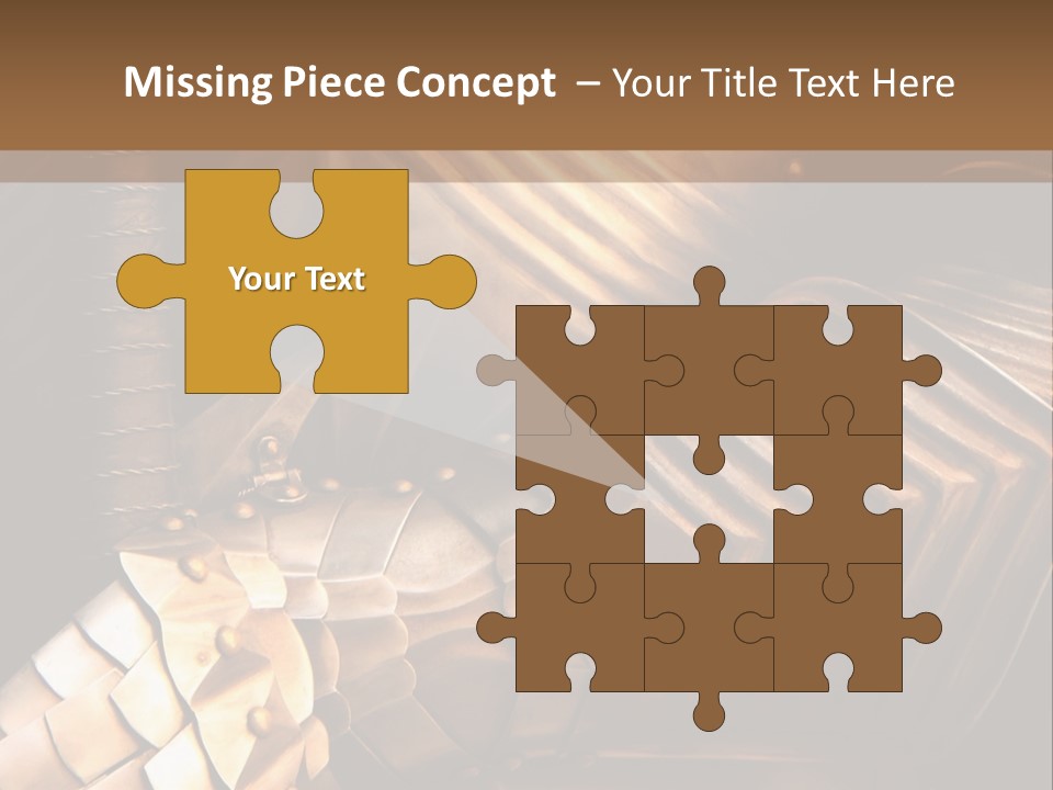 Protection Army Metal PowerPoint Template