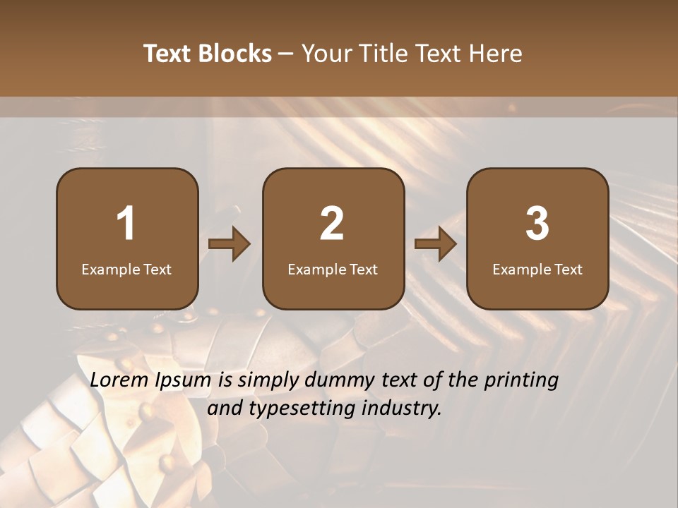 Protection Army Metal PowerPoint Template
