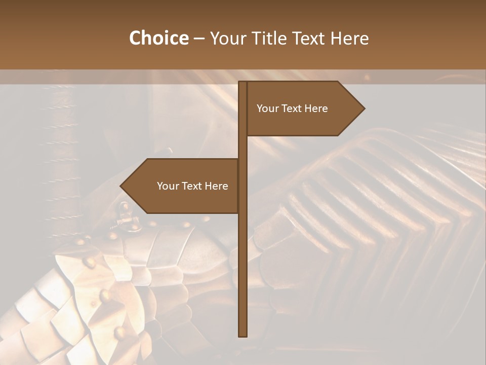 Protection Army Metal PowerPoint Template