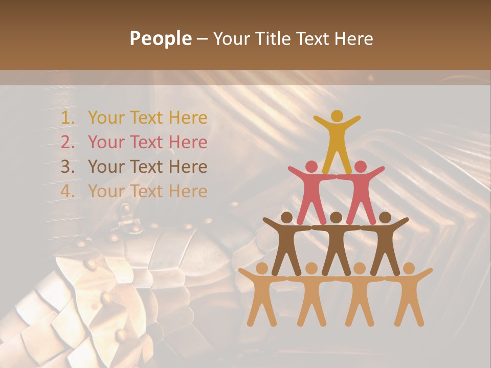 Protection Army Metal PowerPoint Template