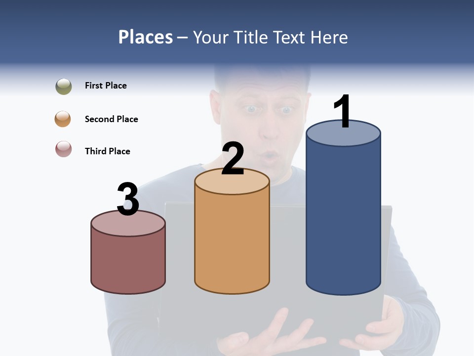 Anxiety Emotional Computer PowerPoint Template