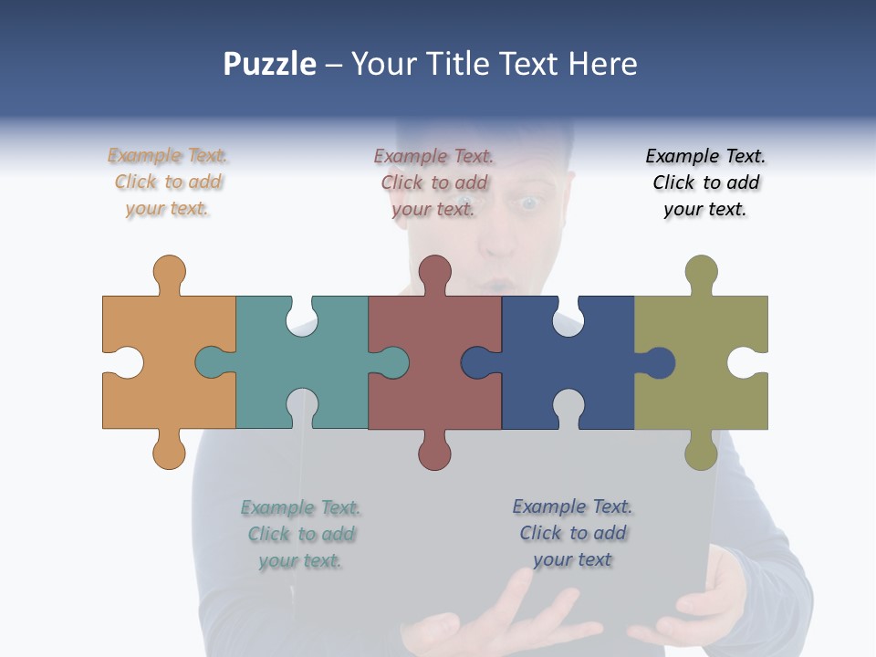 Anxiety Emotional Computer PowerPoint Template