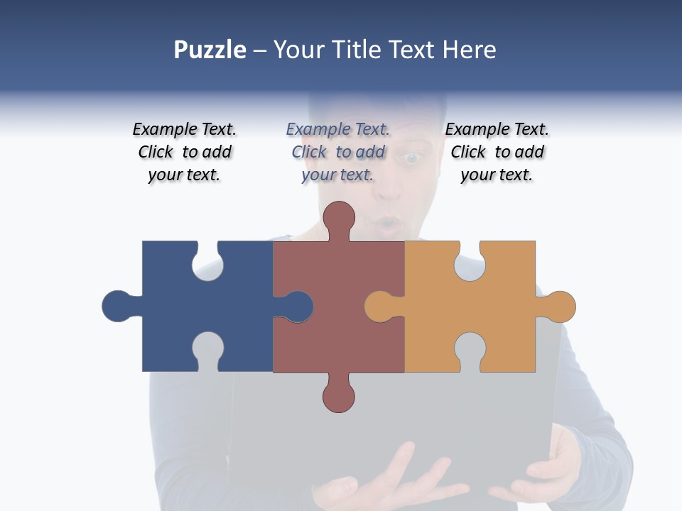 Anxiety Emotional Computer PowerPoint Template