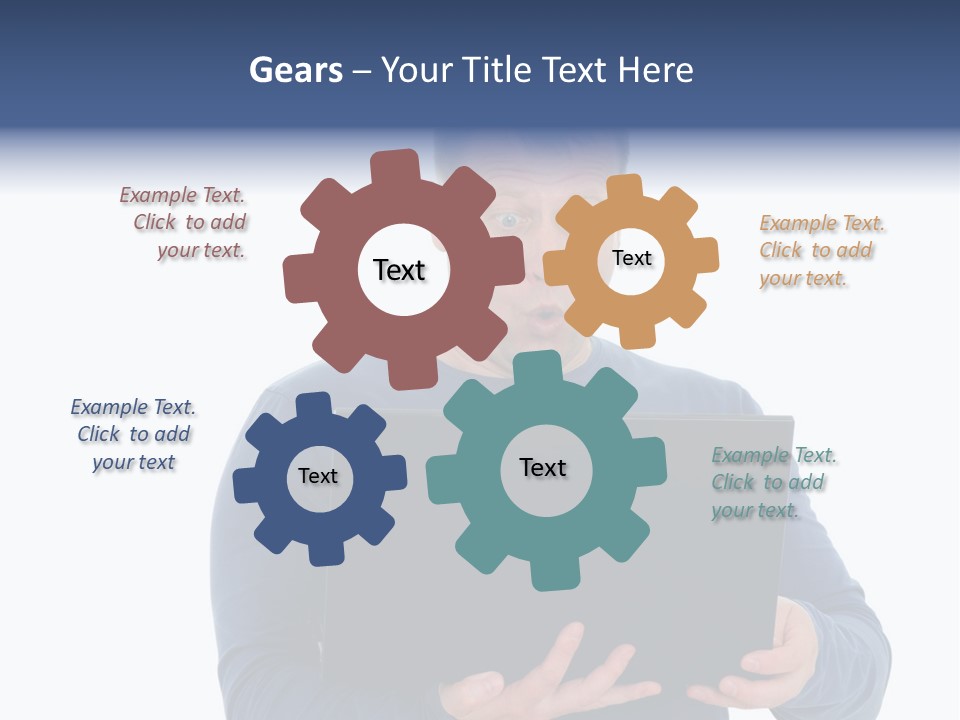 Anxiety Emotional Computer PowerPoint Template