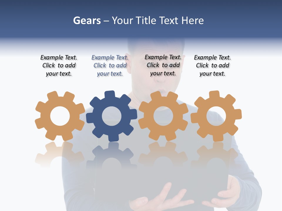 Anxiety Emotional Computer PowerPoint Template