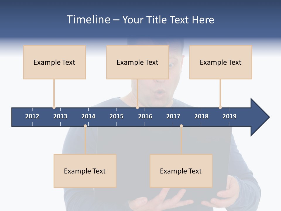 Anxiety Emotional Computer PowerPoint Template