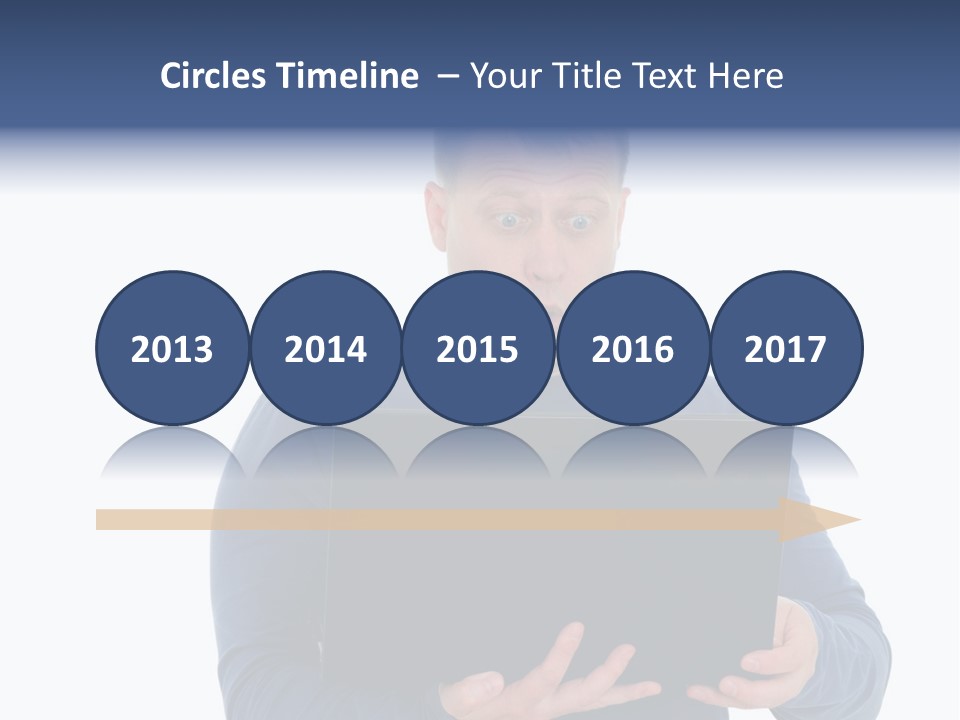 Anxiety Emotional Computer PowerPoint Template